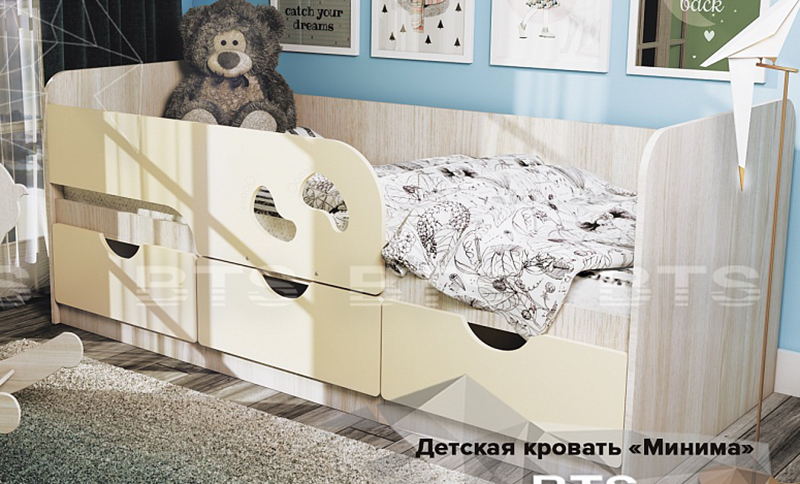 мебель Благовещенск Амурская картинка Кровать детская Минима Лего от магазина "Ваша мебель"