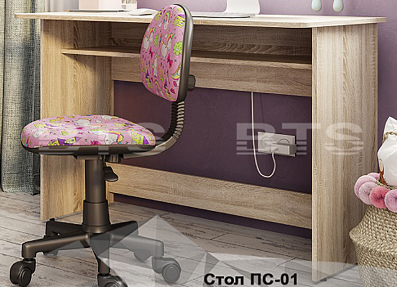 мебель Благовещенск Амурская картинка Сенди стол письменный ПС-01 от магазина "Ваша мебель"